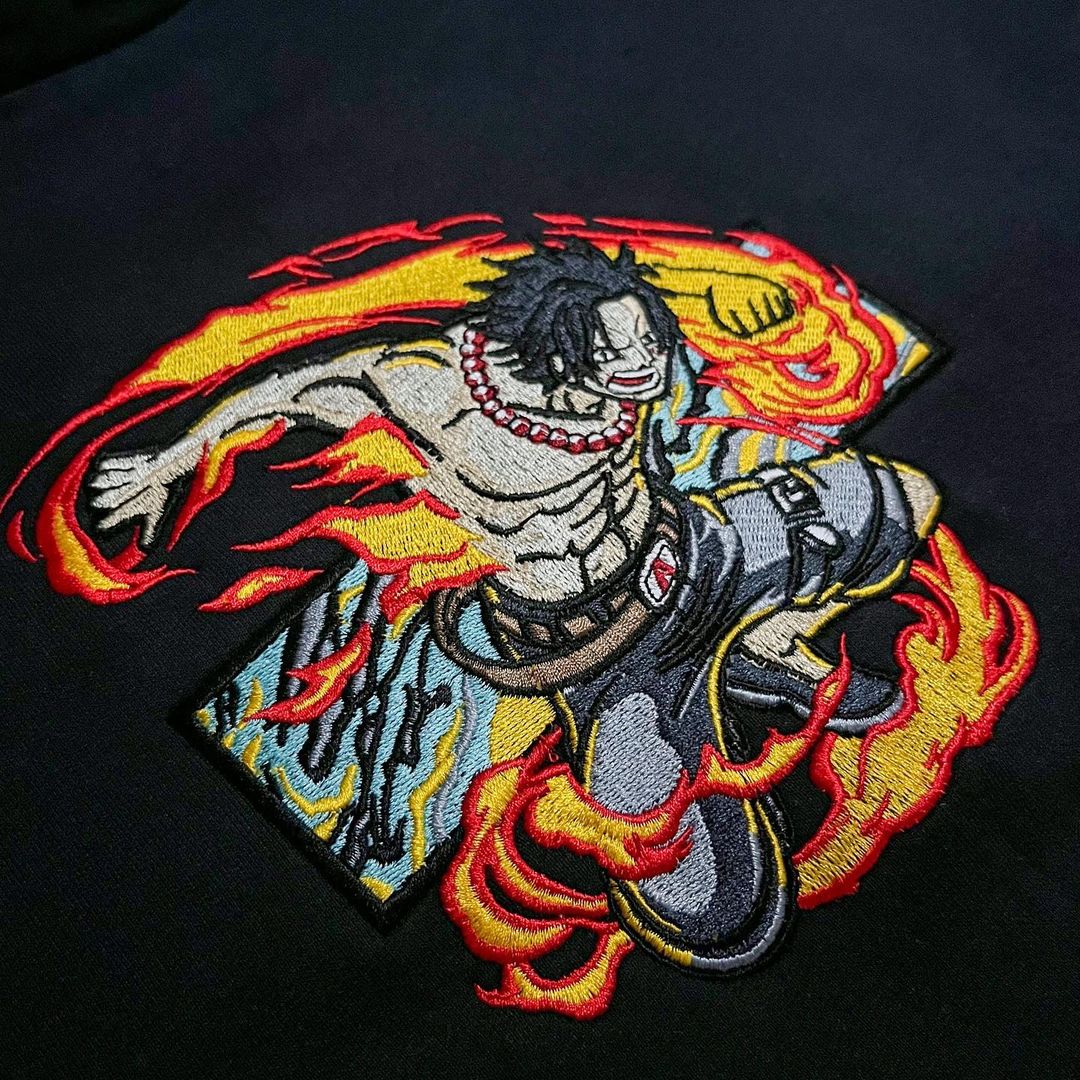 Portgas D. Ace Embroidery (One Piece)