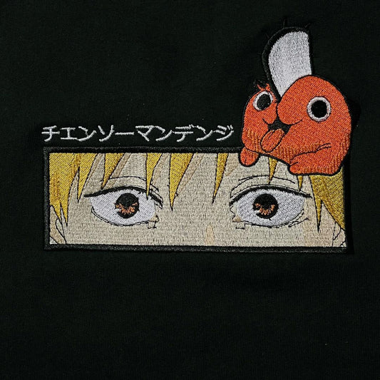 Denji Eyes Embroidery and DTF